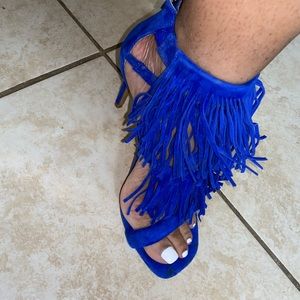 Royal blue steve madden heels